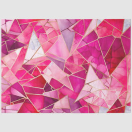 ガラスカラフルモザイクアートティッシュペーパー 薄葉紙