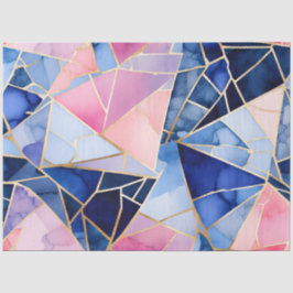 ガラスカラフルモザイクアートティッシュペーパー 薄葉紙