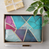 ガラスカラフルモザイクアートティッシュペーパー 薄葉紙 (ギフト)