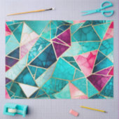 ガラスカラフルモザイクアートティッシュペーパー 薄葉紙 (クラフト)