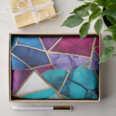 ガラスカラフルモザイクアートティッシュペーパー 薄葉紙 (ギフト)