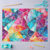 ガラスカラフルモザイクアートティッシュペーパー 薄葉紙 (クラフト)