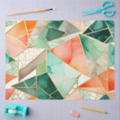 ガラスカラフルモザイクアートティッシュペーパー 薄葉紙 (クラフト)