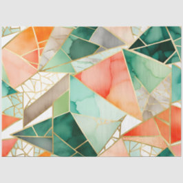 ガラスカラフルモザイクアートティッシュペーパー 薄葉紙