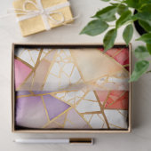 ガラスカラフルモザイクアートティッシュペーパー 薄葉紙 (ギフト)