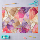 ガラスカラフルモザイクアートティッシュペーパー 薄葉紙 (クラフト)