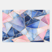 ガラスカラフルモザイクアートラッピング紙シート ラッピングペーパーシート (正面3)