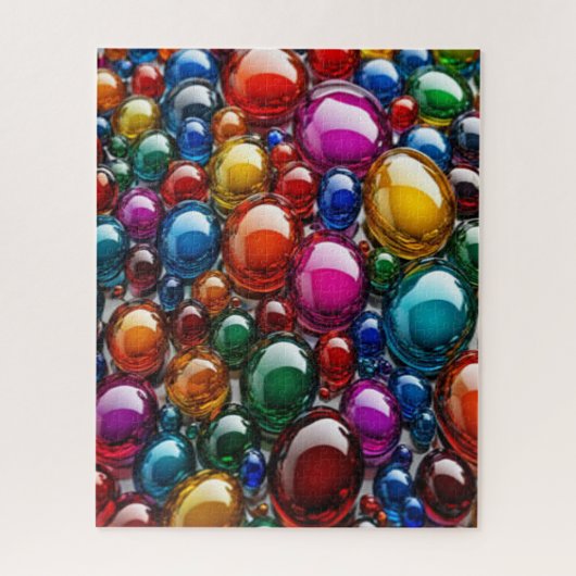 ガラスカラフル気泡#599 - ジグソーパズル (縦)