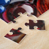 ガラスカラフル気泡#599 - ジグソーパズル (側面)