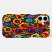 ガラスカラフル花#4 - iPhoneケース Case-Mate iPhoneケース (裏面 (横))