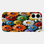 ガラスカラフル花#8 - iPhone 16ケース Case-Mate iPhoneケース (裏面 (横))
