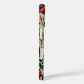 ガラスカラフル花#9 - iPhone 16ケース Case-Mate iPhoneケース (裏面 / 右)