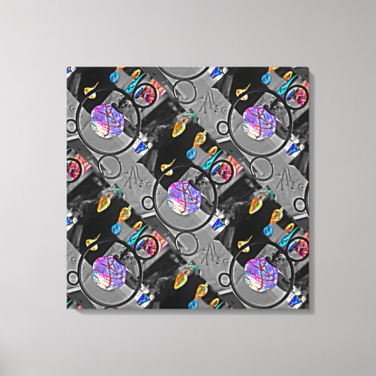 ガラスカラーアート キャンバスプリント (正面)