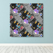 ガラスカラーアート キャンバスプリント (インサイチュ (ウッドフロア))