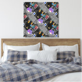 ガラスカラーアート キャンバスプリント (インサイチュ (寝室))