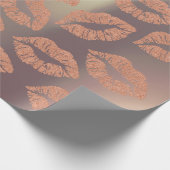 ガラスキスリップ化粧赤面銅ピン金ゴールド金属 ラッピングペーパー (角)