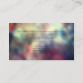 ガラスグラデーションティール（緑がかった色）ベビーレッドアポイントメント 予約カード (裏面)