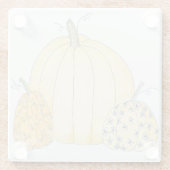 ガラスコアスターパンプキントリオ ガラスコースター (裏面)