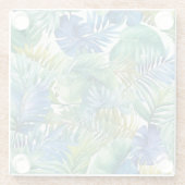 ガラスコアスター熱帯のヤシ ガラスコースター (裏面)