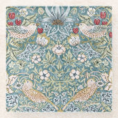 ガラスコアスター – ストロベリーピッカー ガラスコースター (正面)