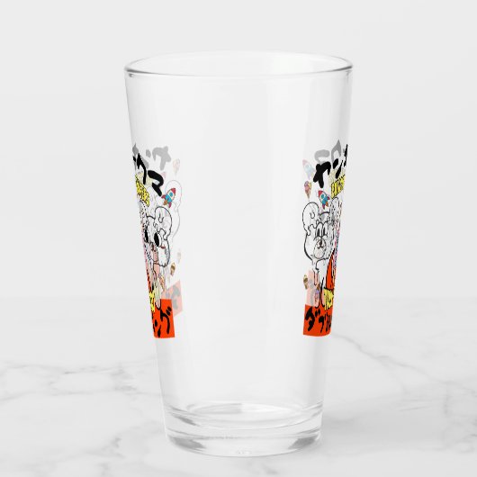 ガラスコップ (左)