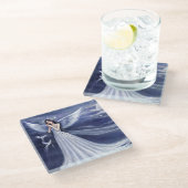 ガラスコースターか天使 ガラスコースター (アングル)