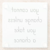 ガラスコースターの変更 ガラスコースター (裏面)