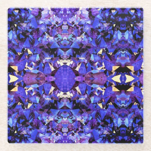 ガラスコースターアメジスト#2 ガラスコースター (正面)