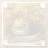 ガラスコースターイエローボグキルクリレン ガラスコースター (裏面)