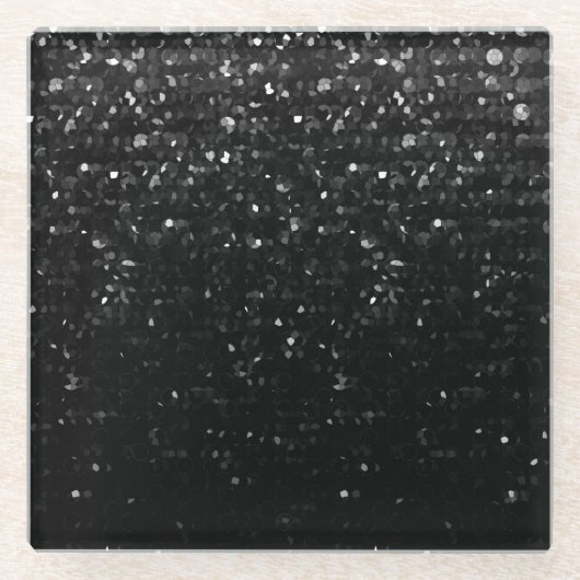 ガラスコースタークリスタルきらきら光るストラス ガラスコースター (正面)