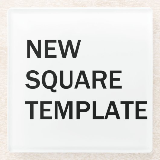 ガラスコースターテンプレート ガラスコースター (正面)