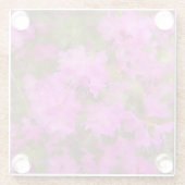 ガラスコースターパープルシャクナゲ ガラスコースター (裏面)