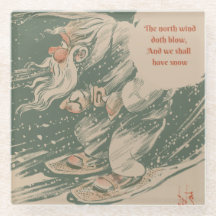 ガラスコースター北風