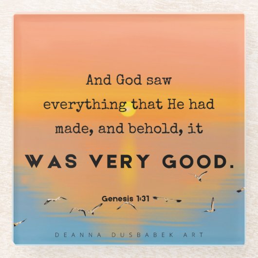 ガラスコースター (正面)