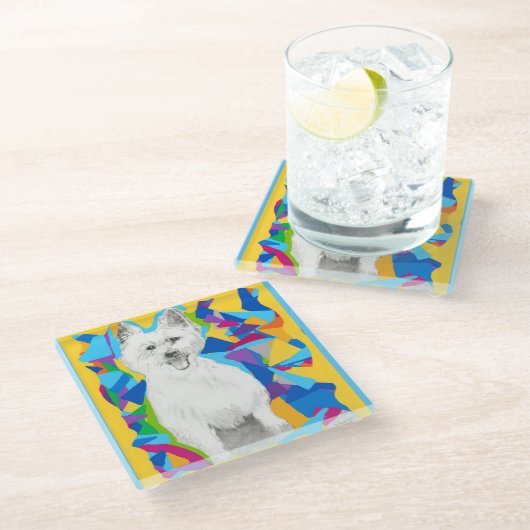 ガラスコースター (アングル)