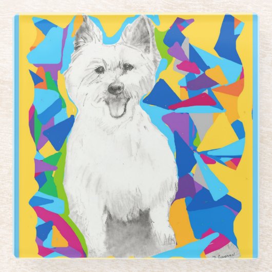 ガラスコースター (正面)