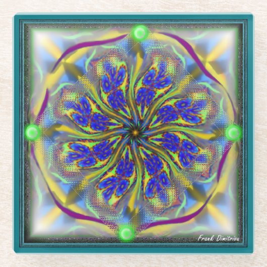 ガラスコースター (正面)