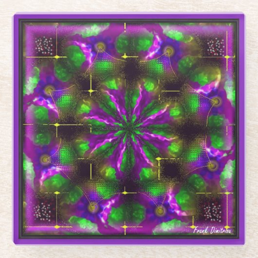 ガラスコースター (正面)