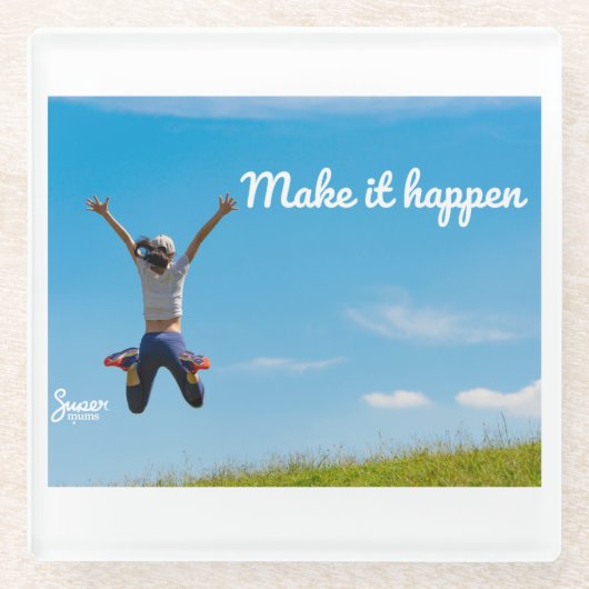 ガラスコースター (正面)