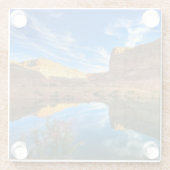 ガラスコースター – キャニオンのシーン (裏面)