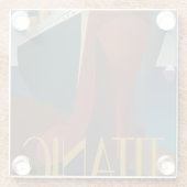 ガラスコースター – タイタニック (裏面)