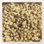 ガラスコースター – ピーナッツの山 (正面)