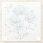 ガラスコースター、フローラコースター、ウェディングギフト ガラスコースター (裏面)