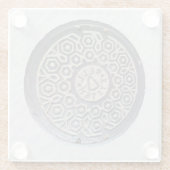 ガラスコースター-ユーティリティアクセスカバー ガラスコースター (裏面)