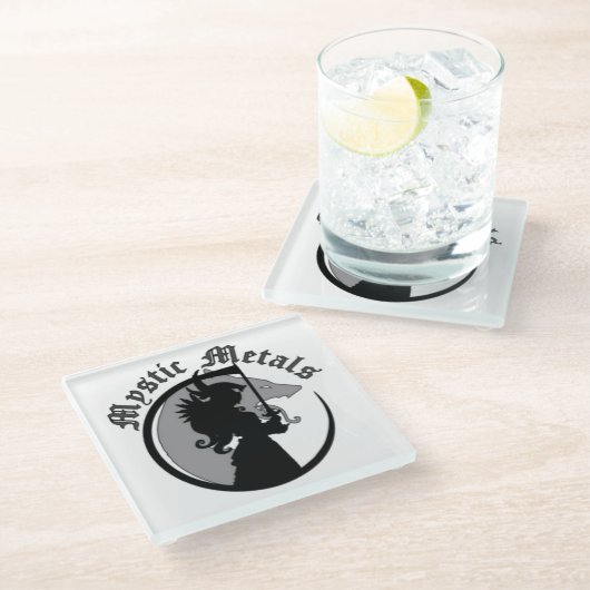 ガラスコースター – Mystic Metals (アングル)