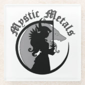 ガラスコースター – Mystic Metals (正面)