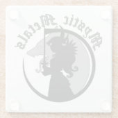 ガラスコースター – Mystic Metals (裏面)