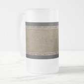 ガラスコーヒーマグ16 20のオンスマイクロウェーブ金庫 フロストグラスビールジョッキ (正面左)