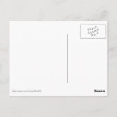 ガラスストライプのアメジスト紫 ポストカード (裏面)