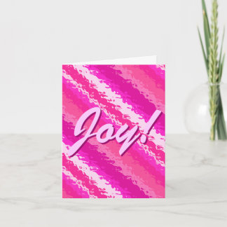 ガラスストライプの深い – ピンクの色合い シーズンカード